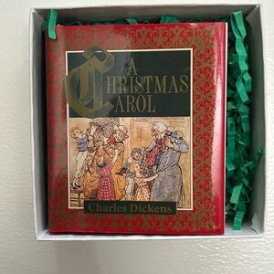 Miniature A Christmas Carol Book with Decorative Cover